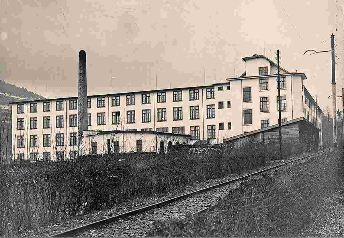 Obfelden. Stehli Seidenfabrik, 1919