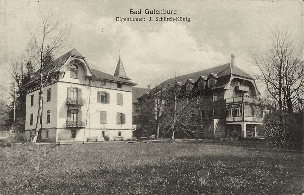 Oftringen. Bad Gutenburg, Eigentümer J. Schürch-König