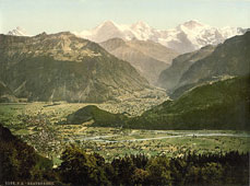 Bernese Oberland. Beatenburg, from Amisbuhl, circa 1890