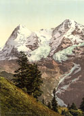 Bernese Oberland. Eiger and Monch, circa 1890