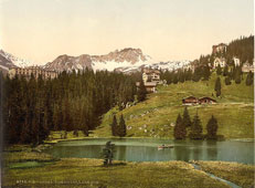Grisons. Arosa, general view, circa 1890