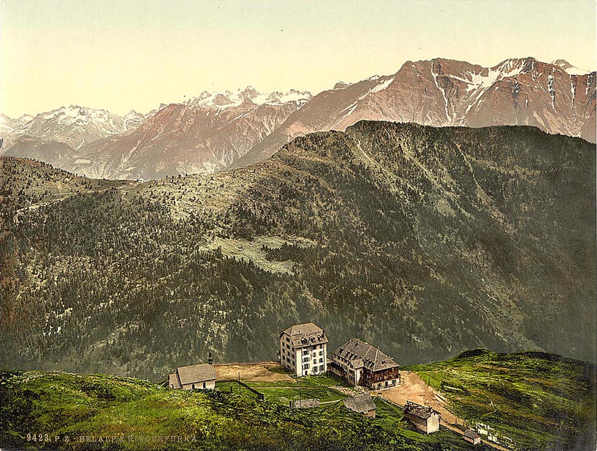 Valais (Wallis). Belalp and Riederfurka, circa 1890