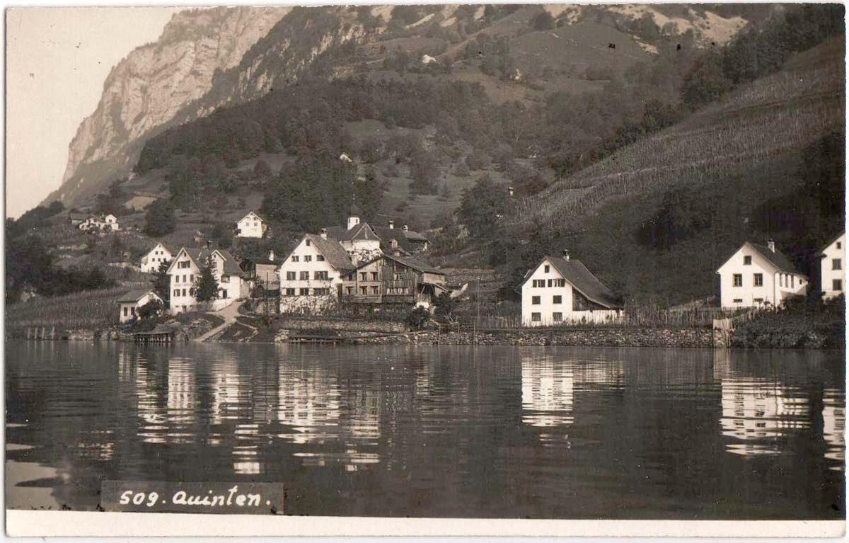 Quarten. Quinten am Wallensee, 1933