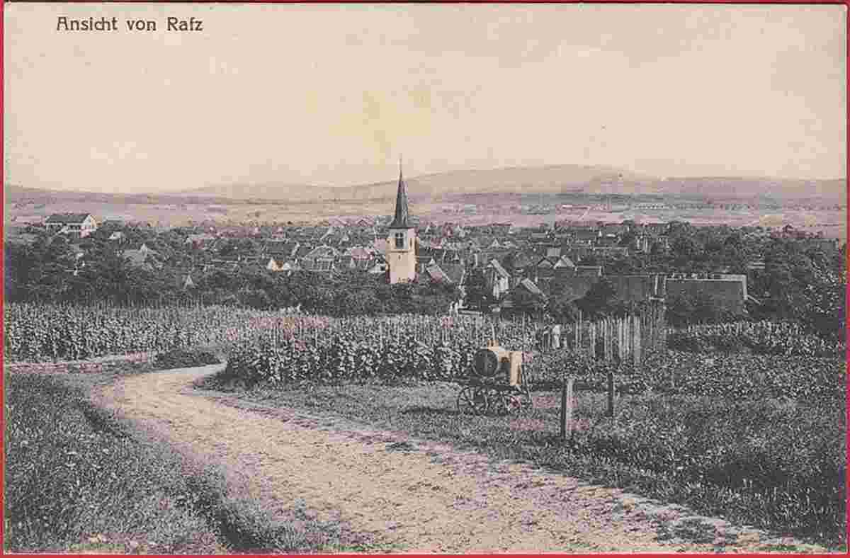 Ansicht von Rafz, 1925