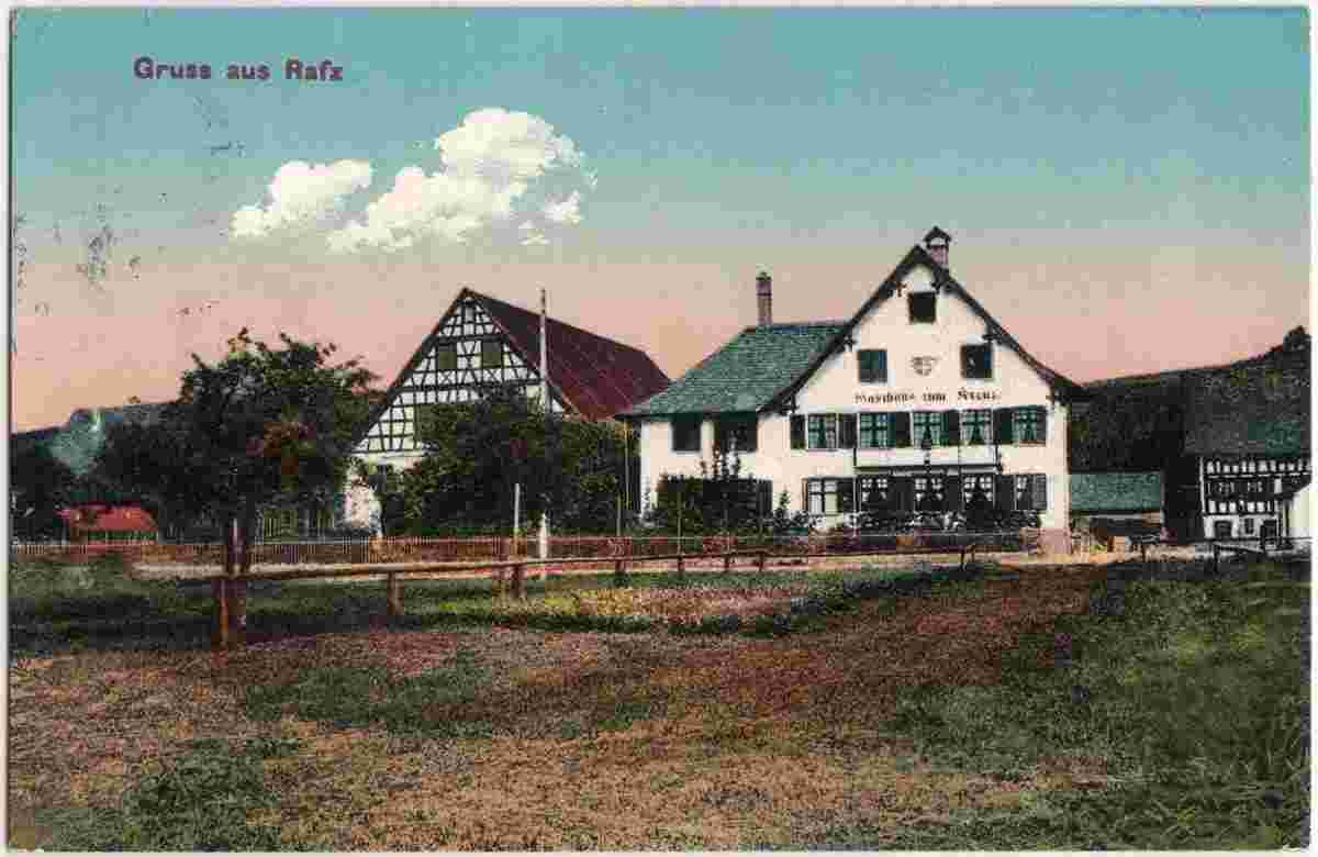 Rafz. Gasthaus zum Kreuz, 1915