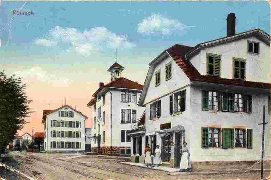Reinach. Panorama der Stadt, 1910