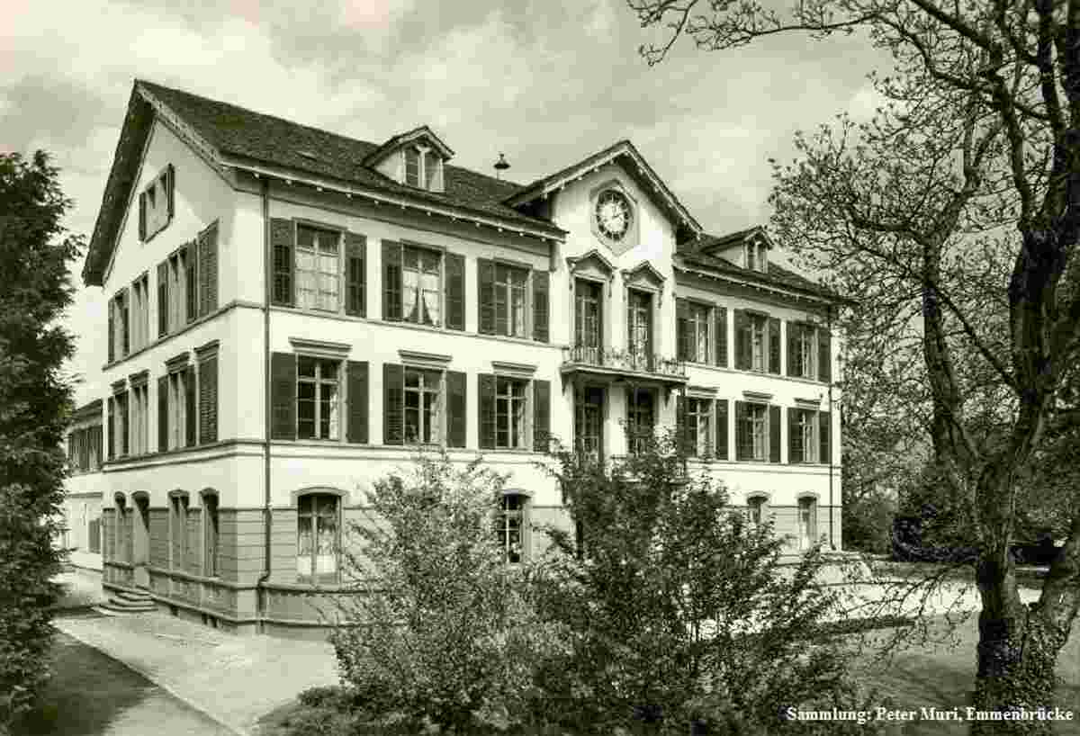 Riehen. Diakonissenhaus, um 1960