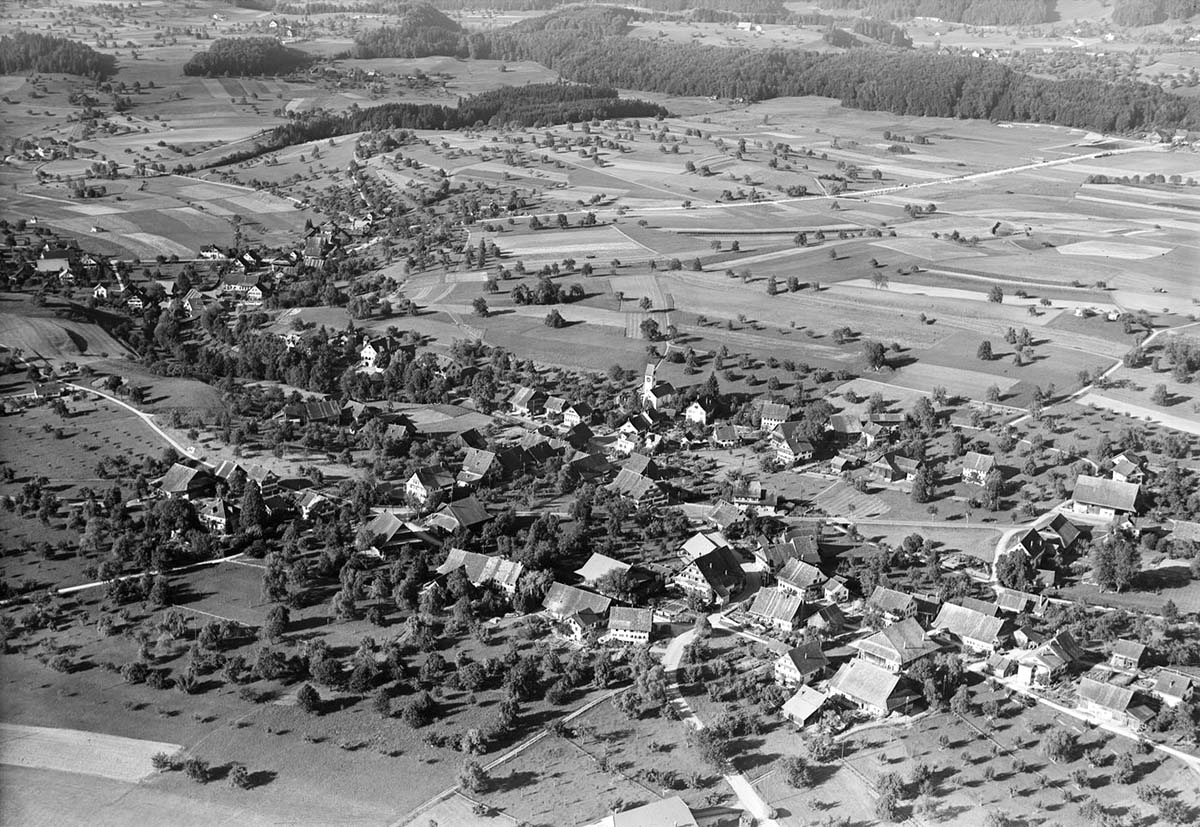 Blick auf Rifferswil, 1953