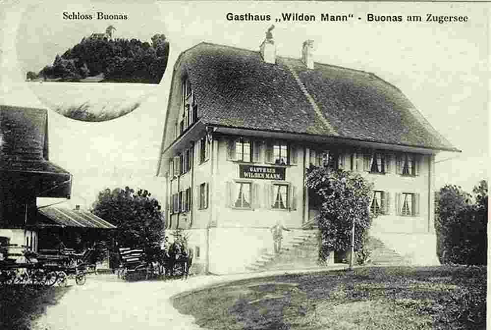 Risch. Gasthaus 'Wildenmann' - Schloß Buonas