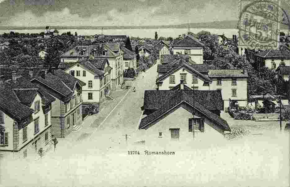Romanshorn. Panorama der Stadt, 1906