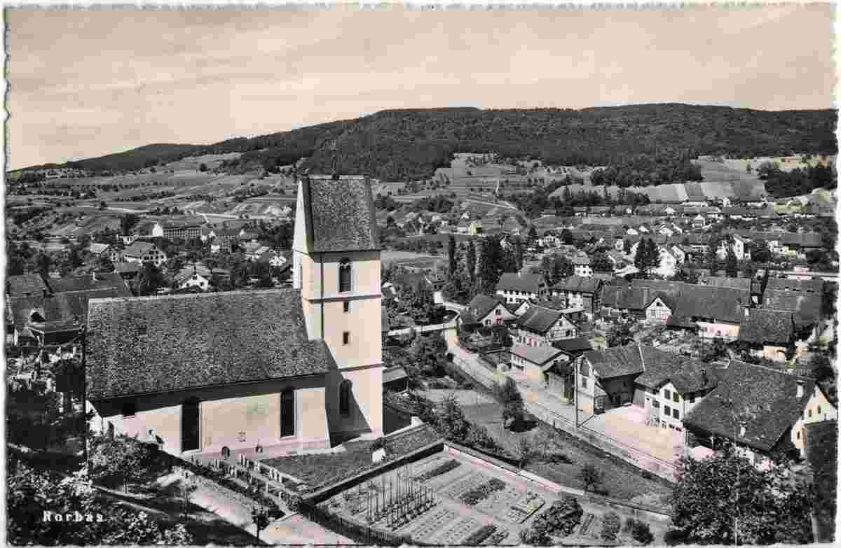 Rorbas - Kirche, um 1950