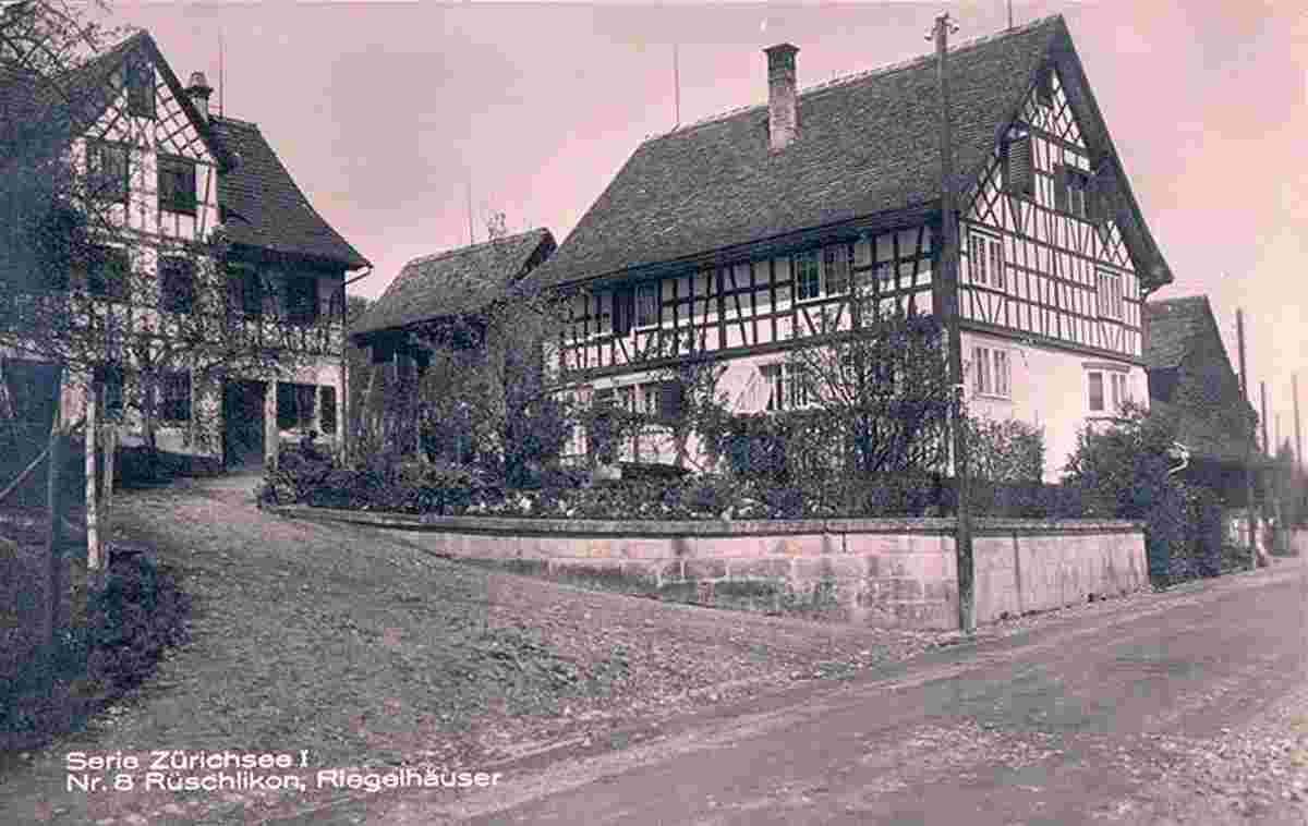 Rüschlikon. Riegelhäuser, 1926