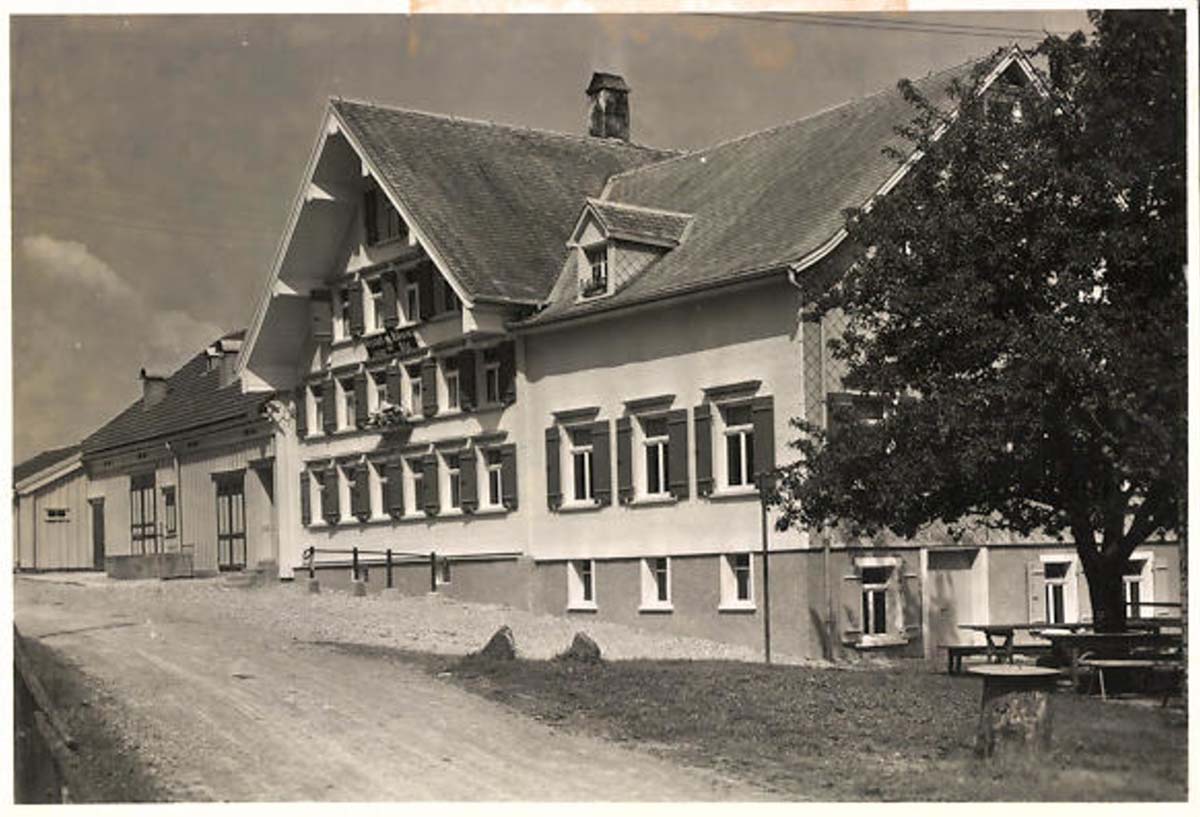 Rüte. Eggerstanden - Gasthaus und Bäckerei zum neuen Bild, 1956