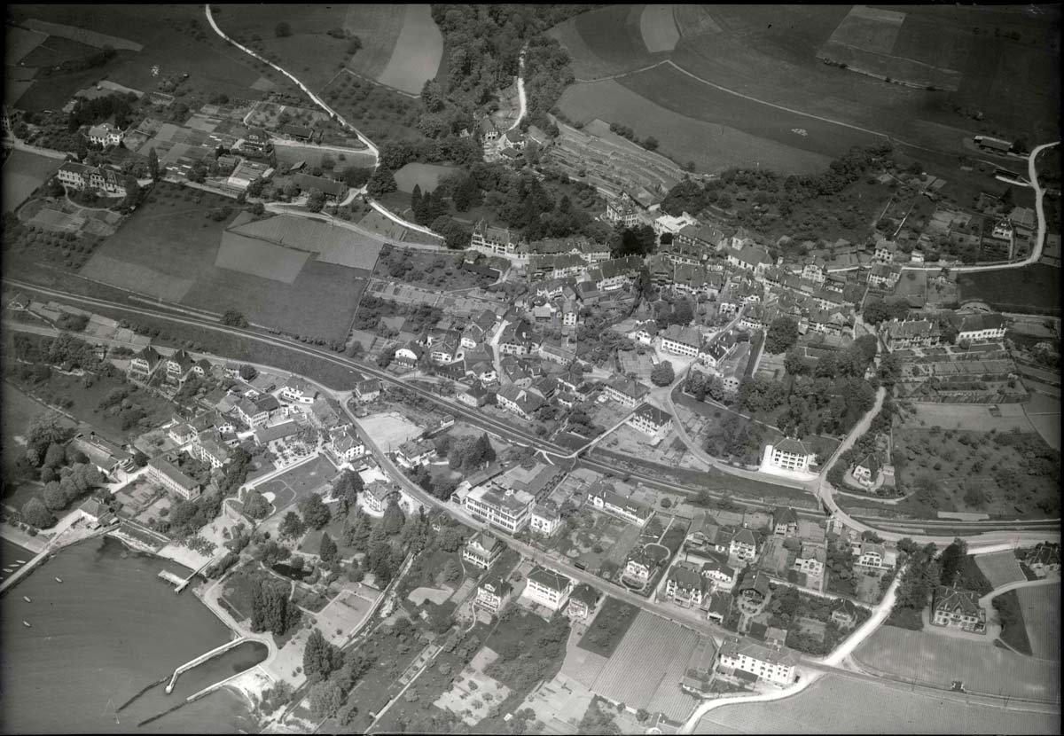 Panorama du Saint-Aubin-Sauges, 1949