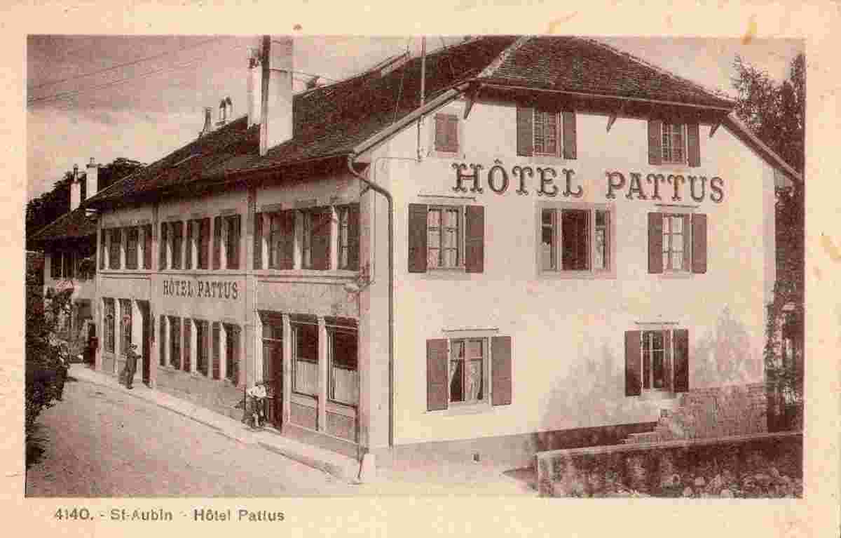 Saint-Aubin-Sauges. Saint Aubin - Hôtel Pattus