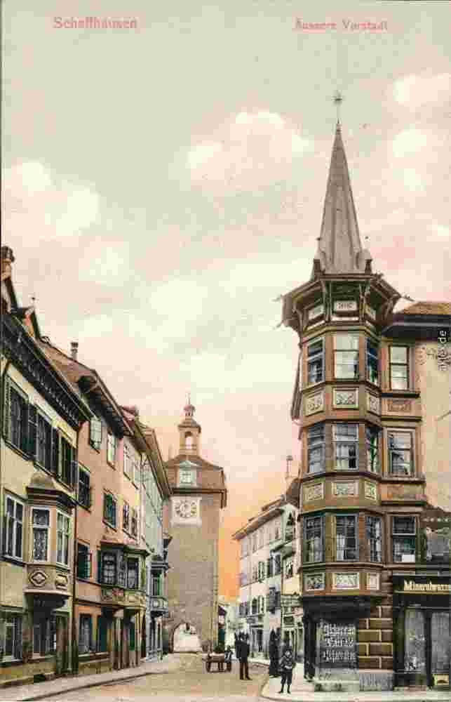 Schaffhausen. Äussere Vorstadt, 1910