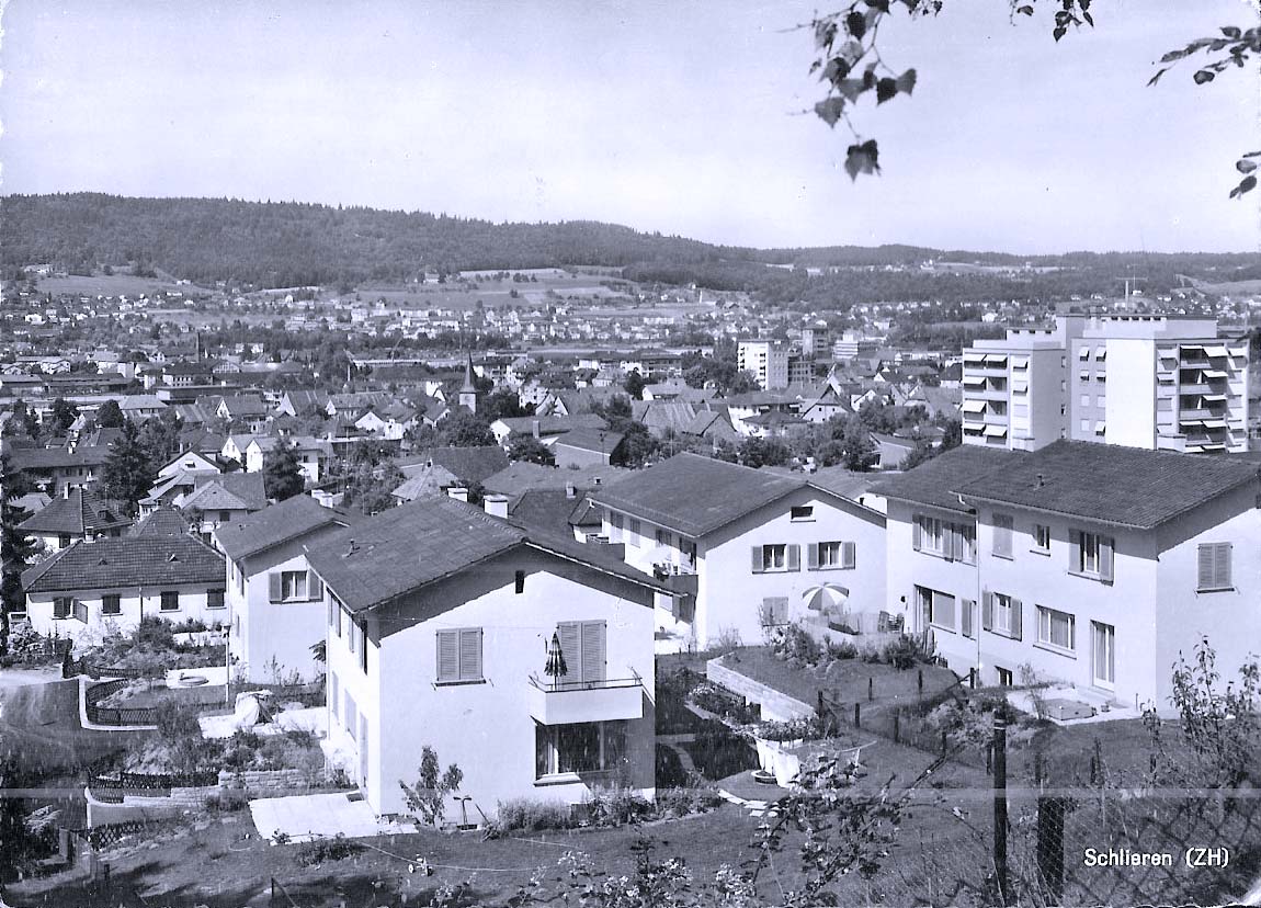 Schlieren. Panorama der Stadt, 1967