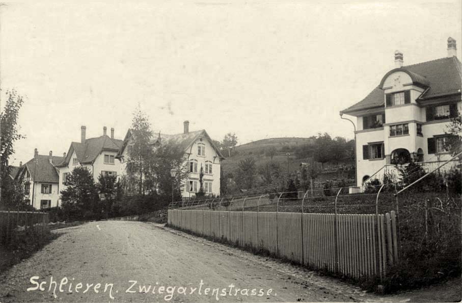 Schlieren. Zwiegartenstraße, 1916