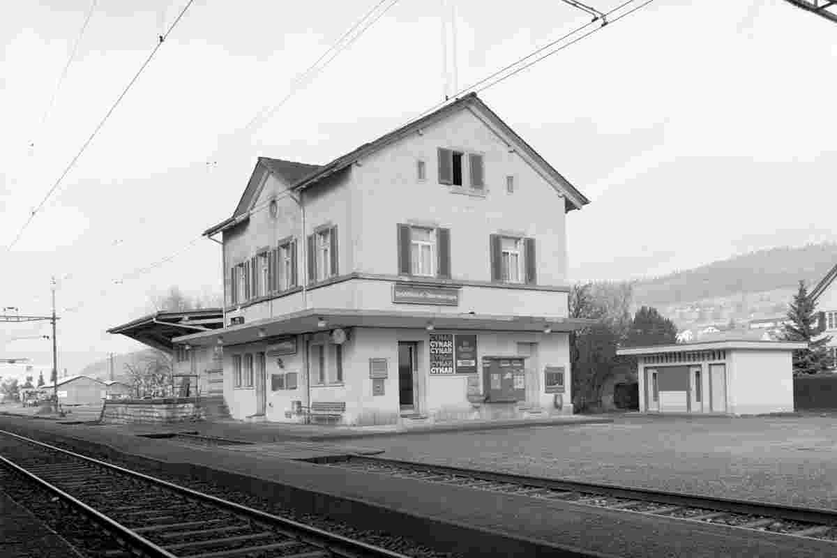 Bahnhof Schöfflisdorf-Oberweningen, 1975