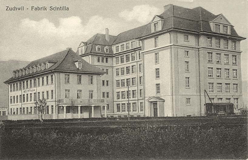 Solothurn. Zuchwil, Fabrik Scintilla