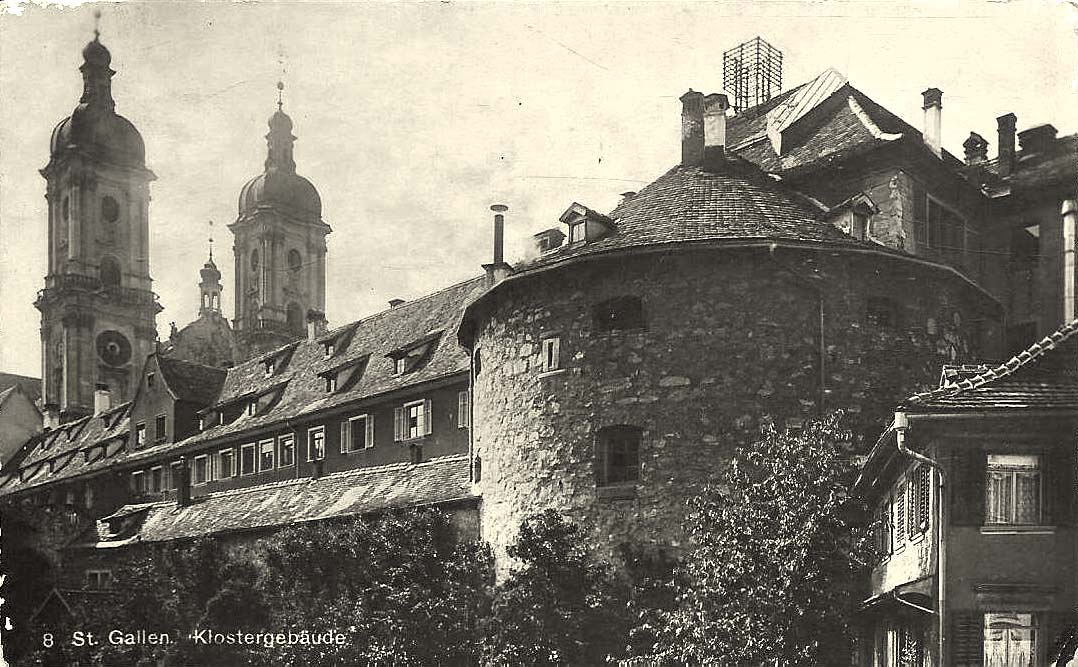 Spreitenbach. Klostergebäude, um 1910