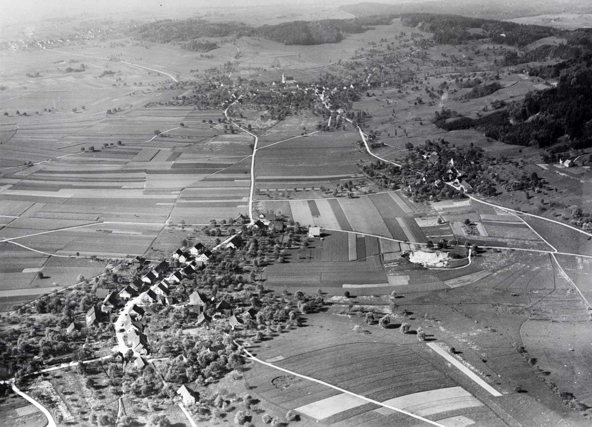 Blick auf Stadel, Schüpfheim und Windlach, 1925