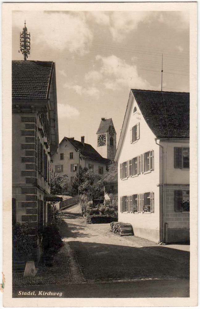 Stadel. Kirchweg, 1928