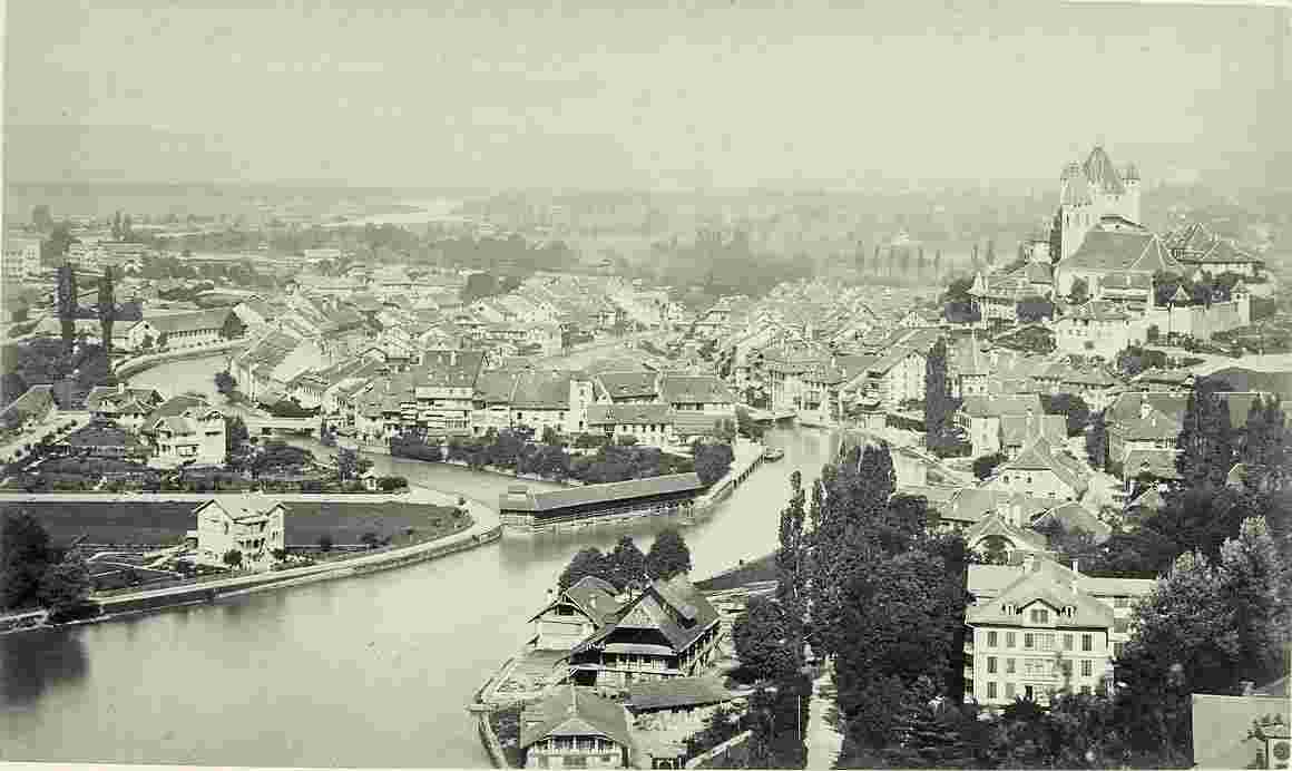 Thun. Panorama der Stadt