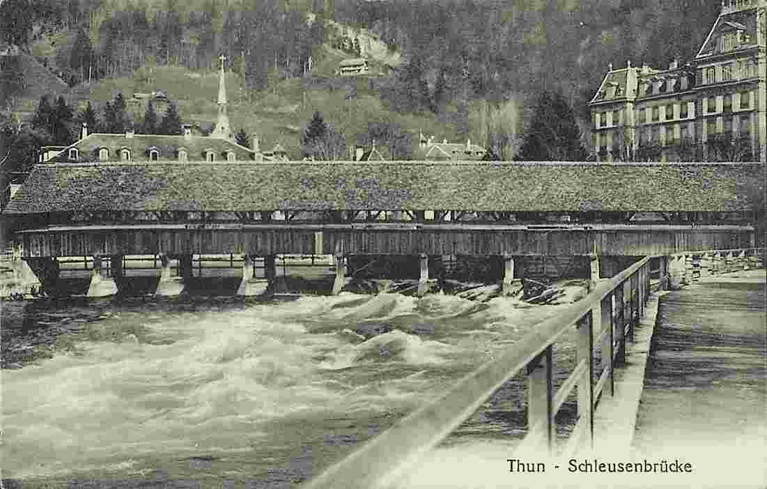 Thun. Schleusenbrücke