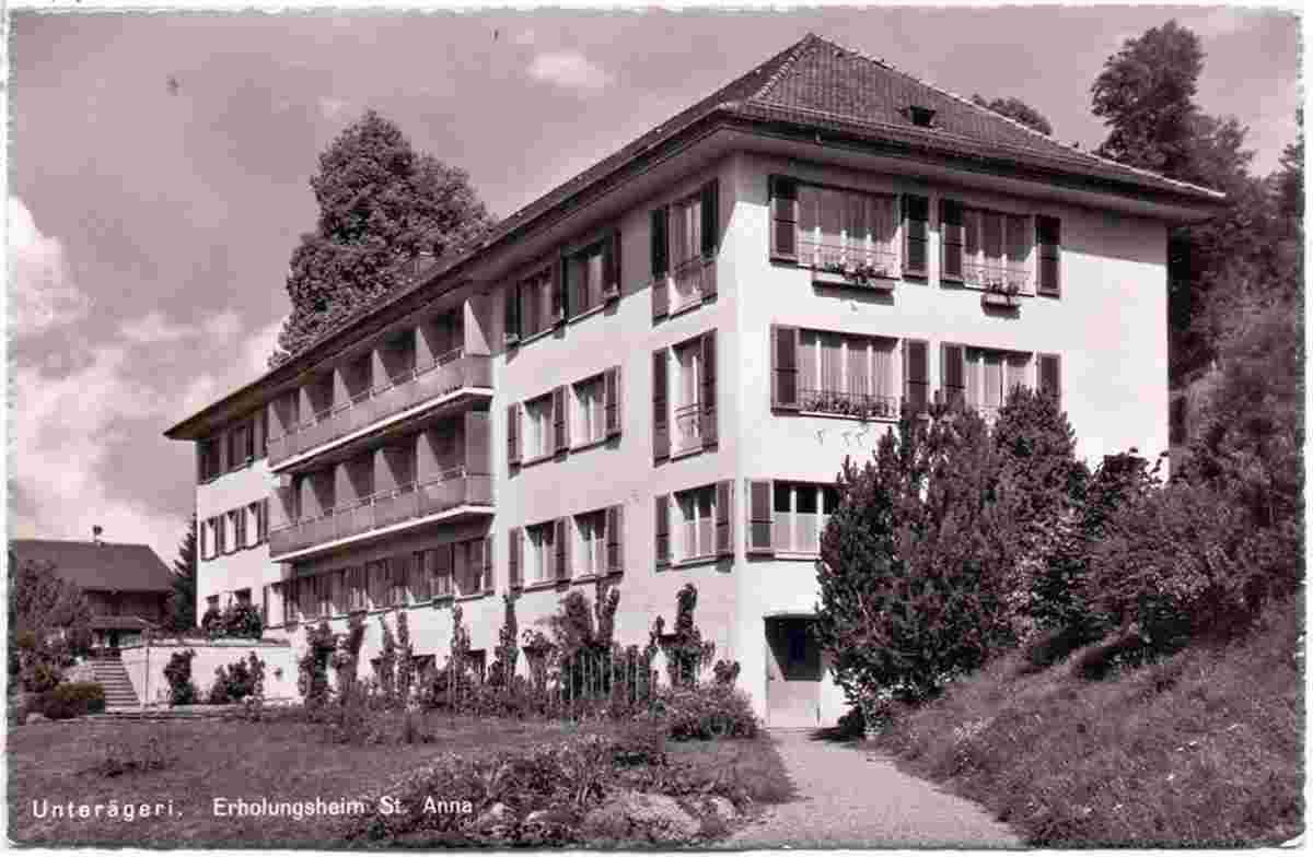Unterägeri. Erholungsheim St Anna, 1957