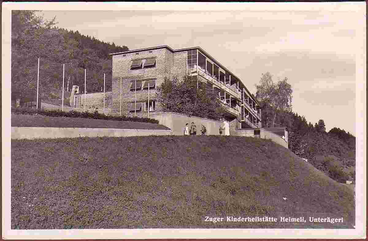 Unterägeri. Zuger Kinderheilstätte Heimeli, 1946