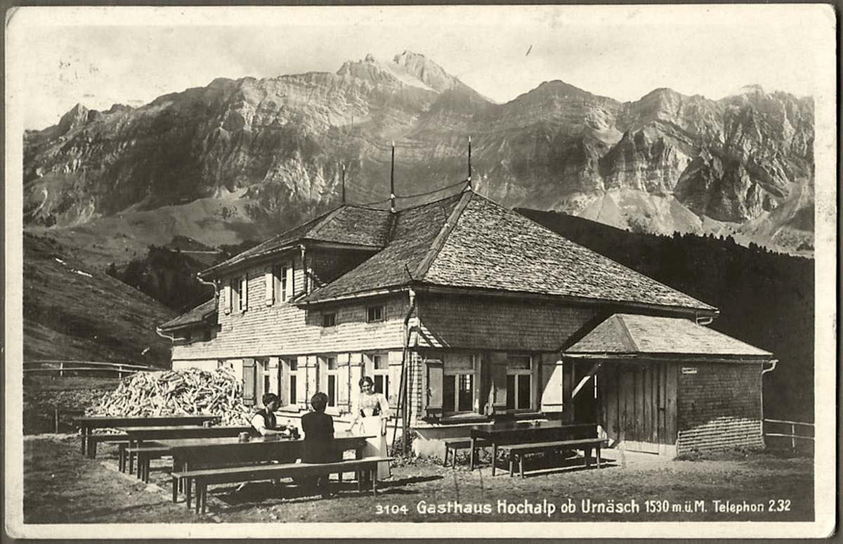 Gasthaus Hochalp ob Urnäsch in 1930