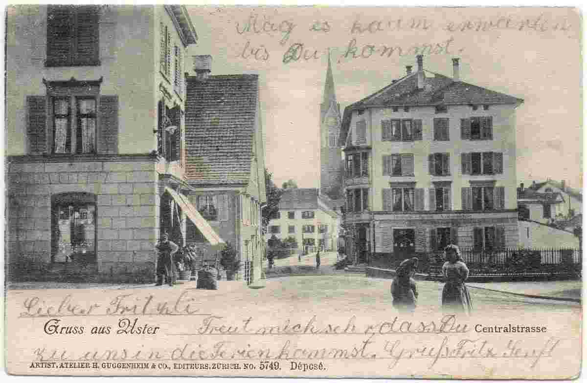 Uster. Centralstraße, 1903