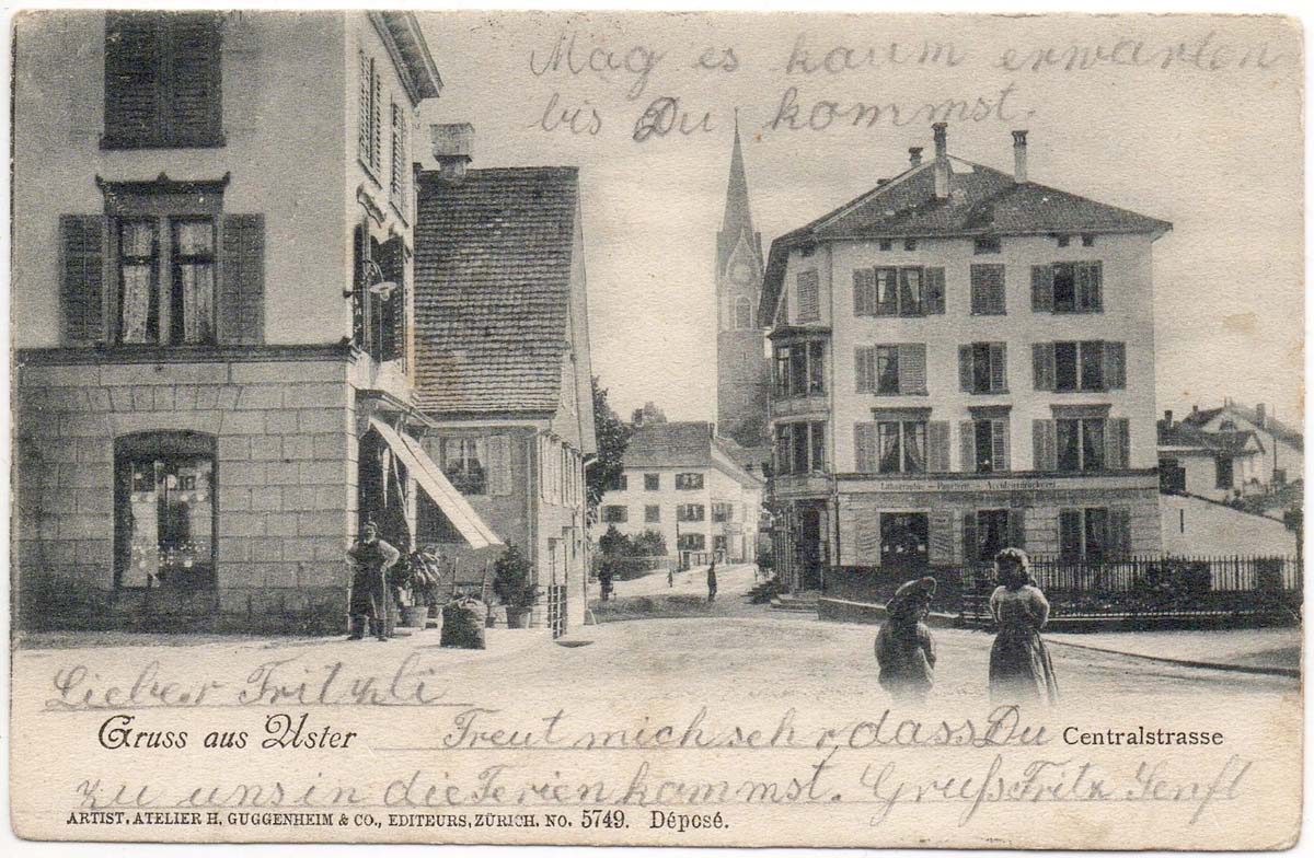 Uster. Centralstraße, 1903