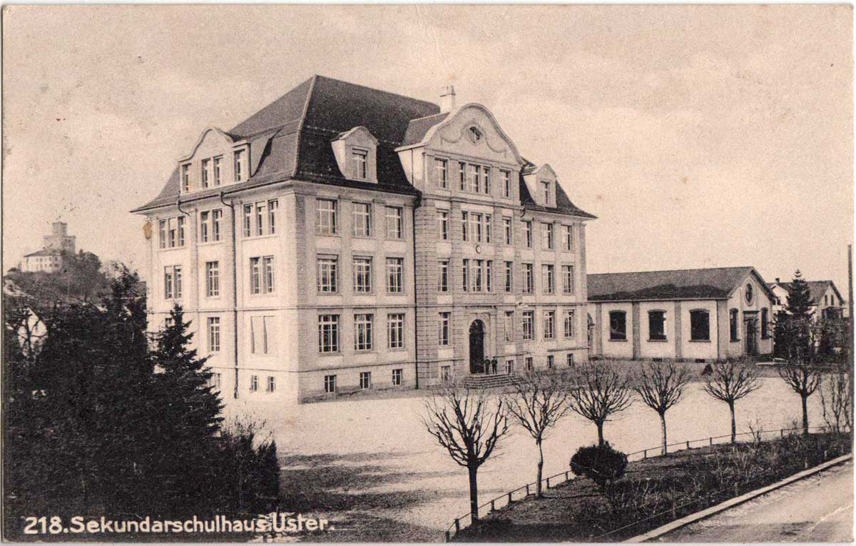 Uster. Sekundarschulhaus, 1918