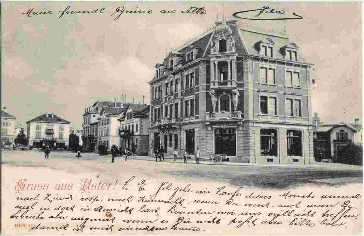 Uster. Volksbank am Bahnhofplatz, 1903