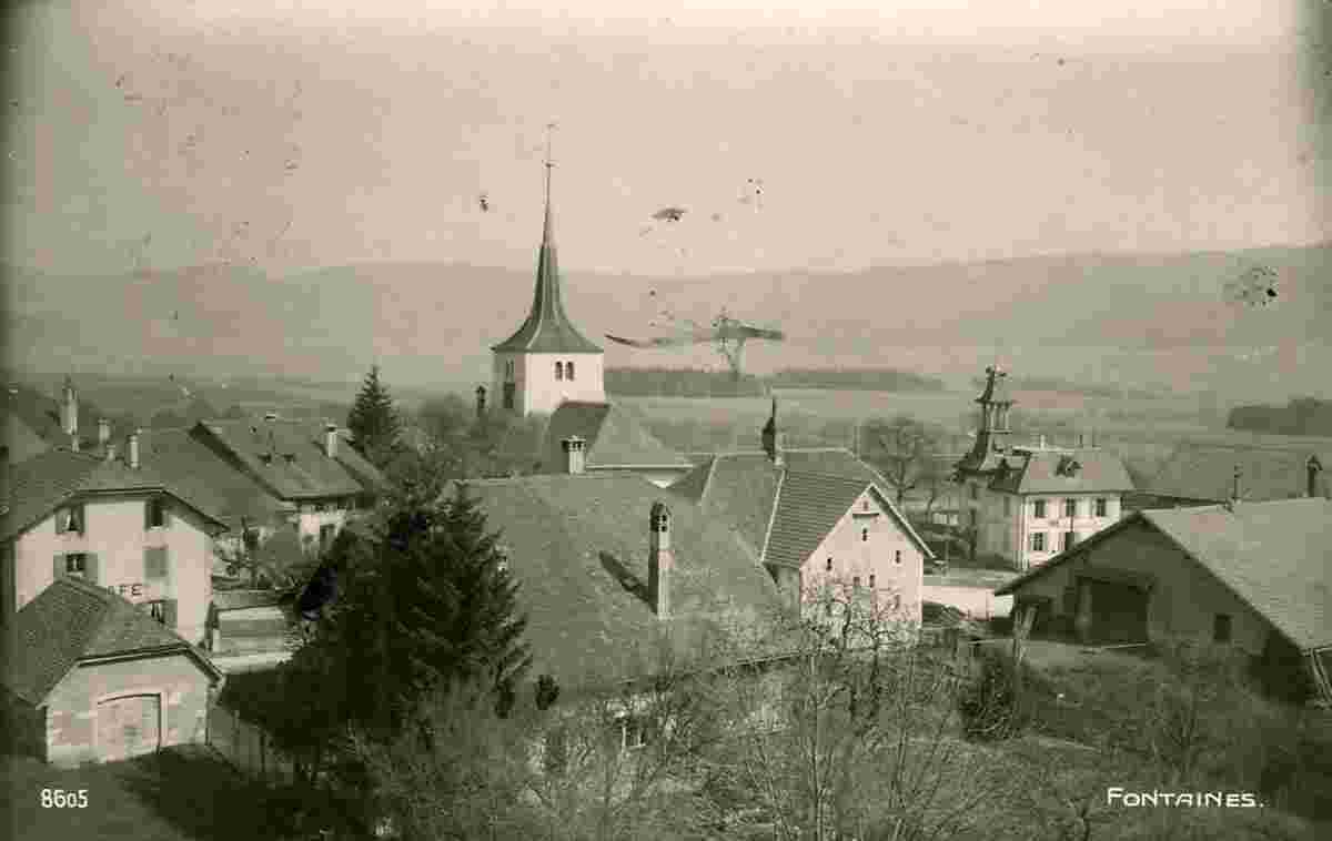 Val-de-Ruz. Fontaines en 1924