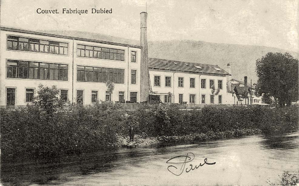 Val-de-Travers. Couvet, La Fabrique Dubied, machines a tricoter, 1909