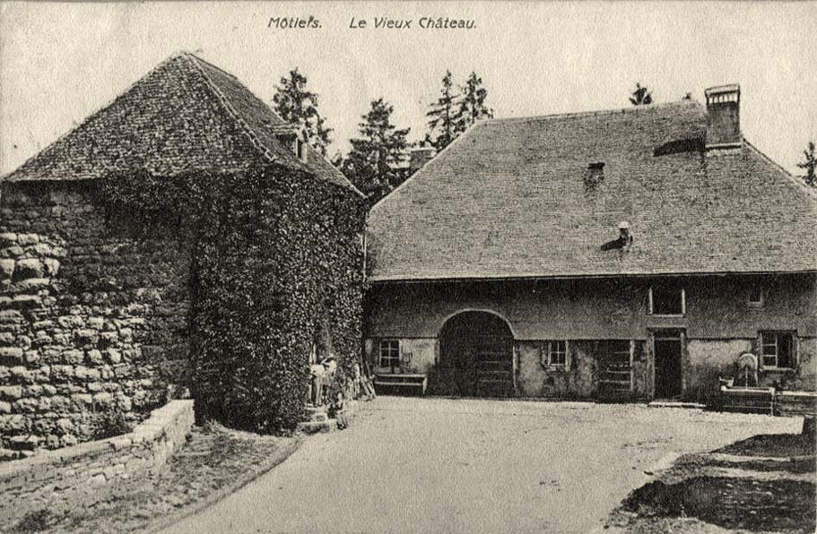 Val-de-Travers. Môtiers, Le Vieux Château, 1909