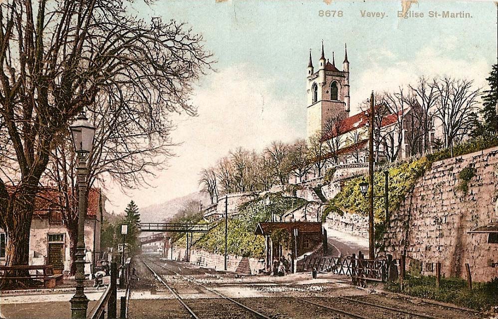 Vevey. Eglise St. Martin, 1914