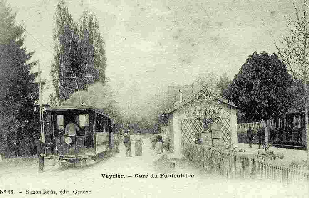 Veyrier. Gare du Funiculaire