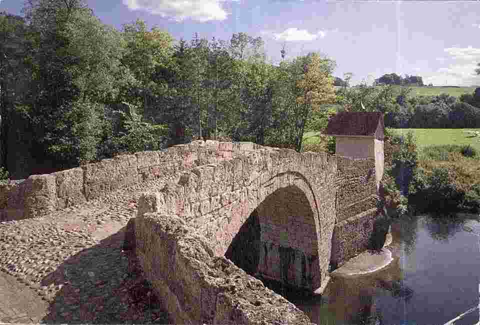 Villars-sur-Glâne. Roman bridge - Santa Apollonia