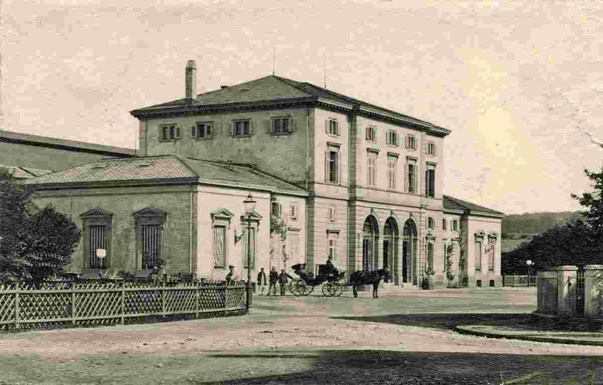 Winterthur. Bahnhof, um 1870