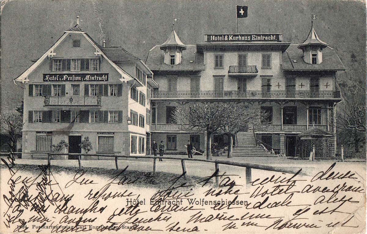 Wolfenschiessen. Hotel-Kurhaus Eintracht, 1903