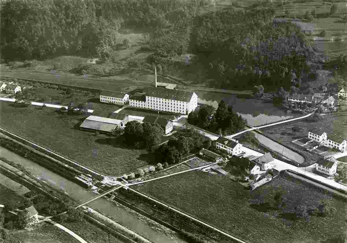 Zell. AG Spinnerei und Zwirnerei Schöntal, zwischen 1918 und 1937
