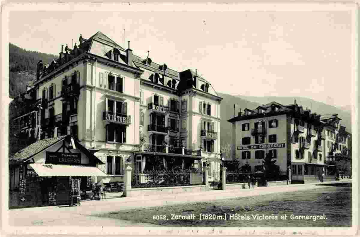 Zermatt. Hôtel Victoria et Hôtel du Gornergrat