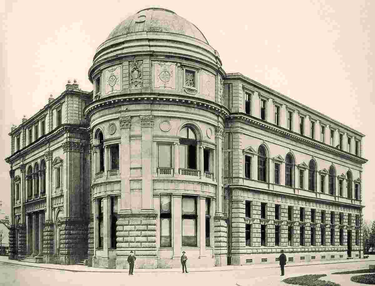 Zürich. Börse an der Börsenstraße, 1890