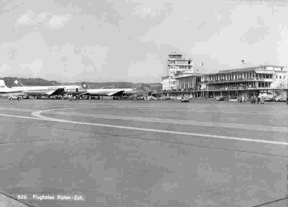 Zürich. Flughafen Kloten, 1959