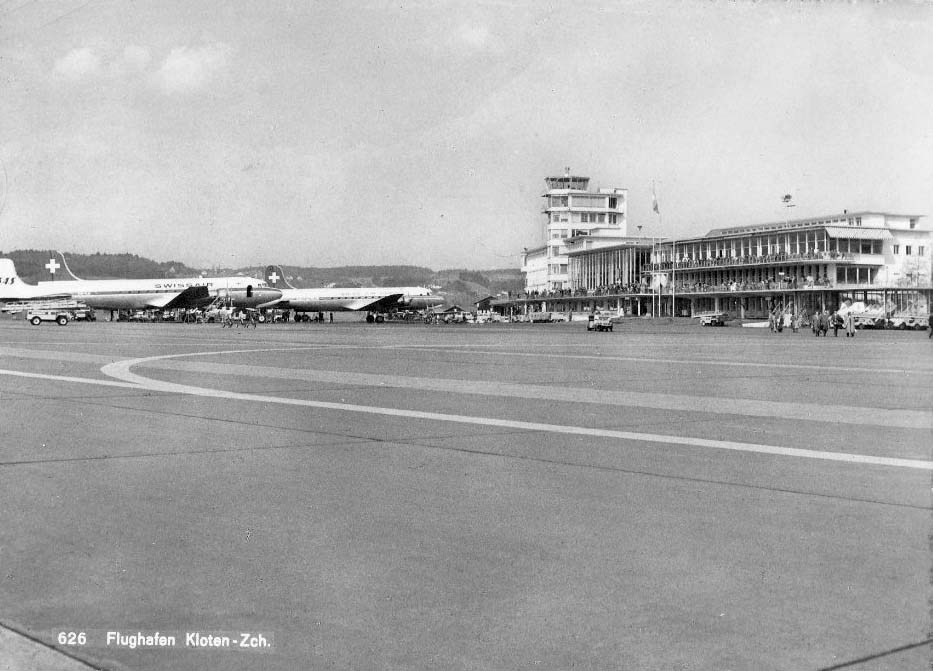 Zürich. Flughafen Kloten, 1959