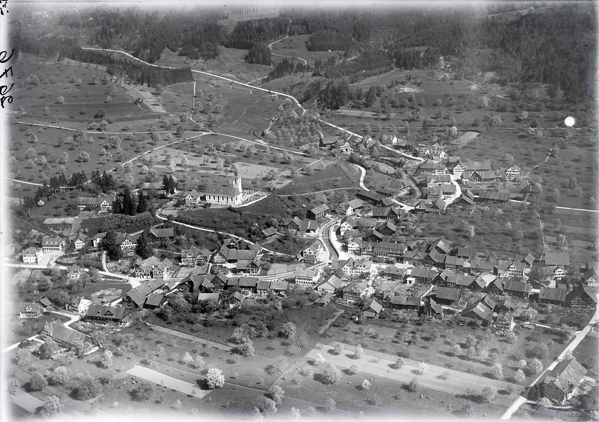 Zuzwil (SG). Panorama von Zuzwil, 1920
